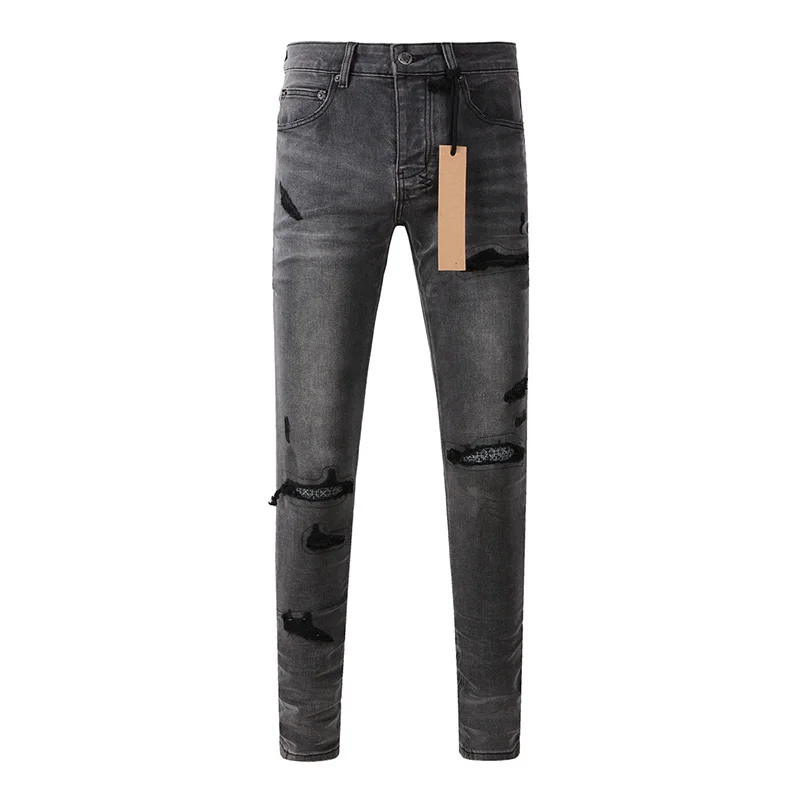 Men's High Street Distressed A - Distressed Jean Rip ulasan dan harga