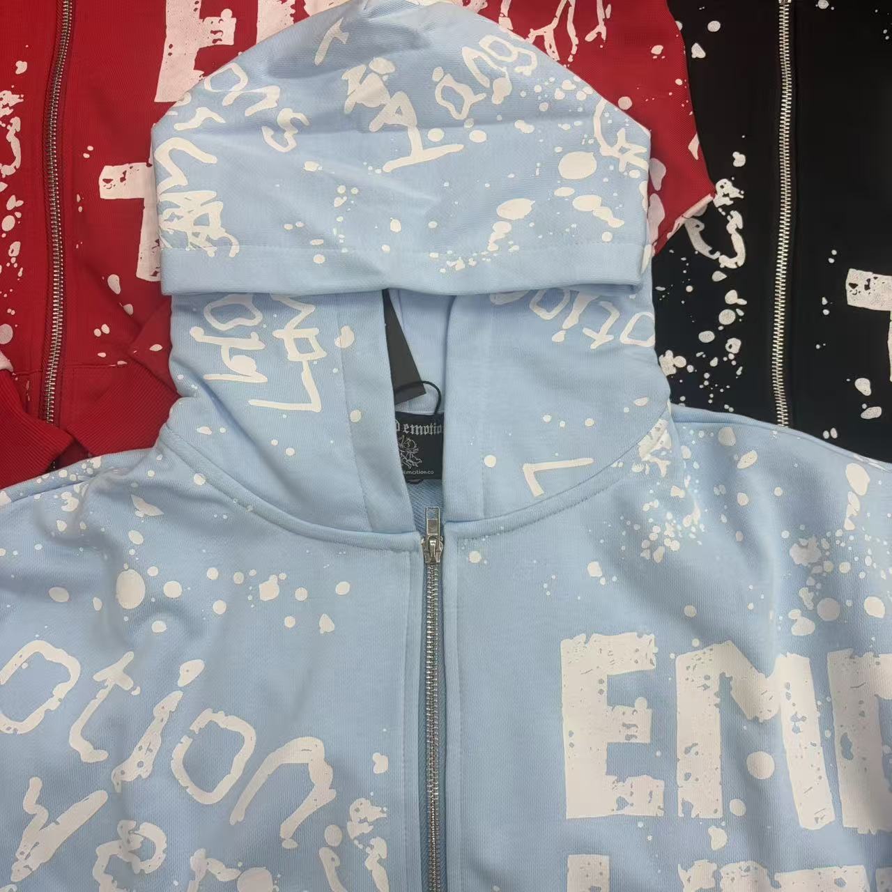 Fashionable Zip-Up Jacket, Hig - Street Fashion Zip Up Hoodie ulasan dan harga