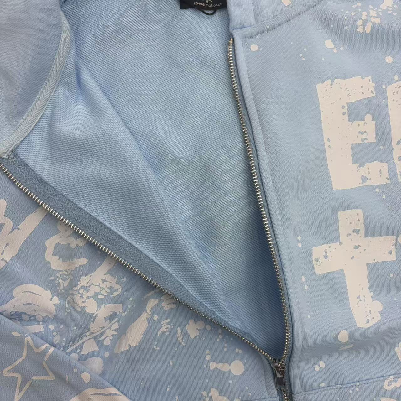 Fashionable Zip-Up Jacket, Hig - Street Fashion Zip Up Hoodie ulasan dan harga