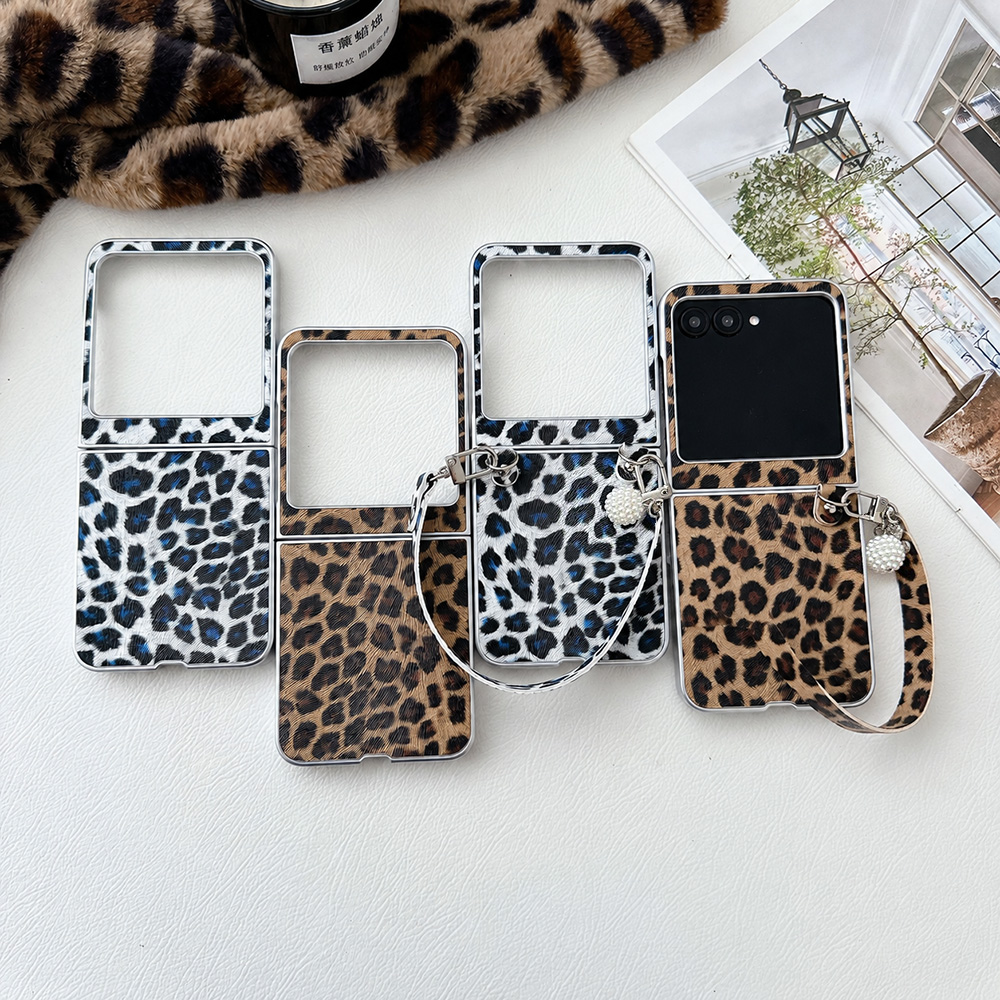 Leopard Print Folding Flip Pho - Street Fashion Vintage ulasan dan harga