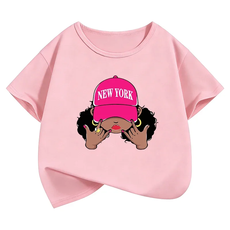 New York Pink Cap Curly Hair G - Street Style New York Fashion ulasan dan harga