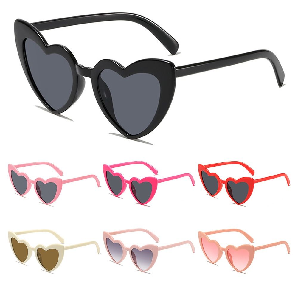 UV Protection Heart-Shaped Sun - Street Fashion Vintage ulasan dan harga