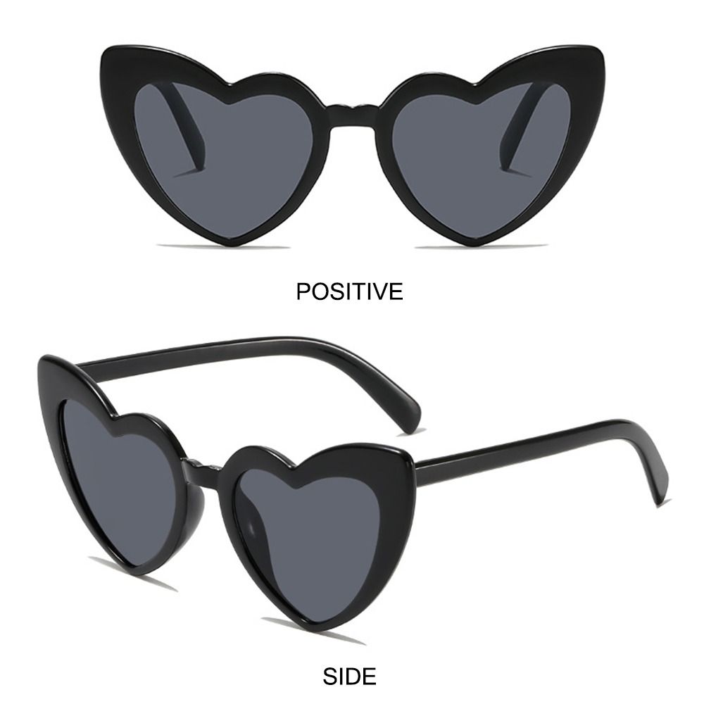 UV Protection Heart-Shaped Sun - Street Fashion Vintage ulasan dan harga