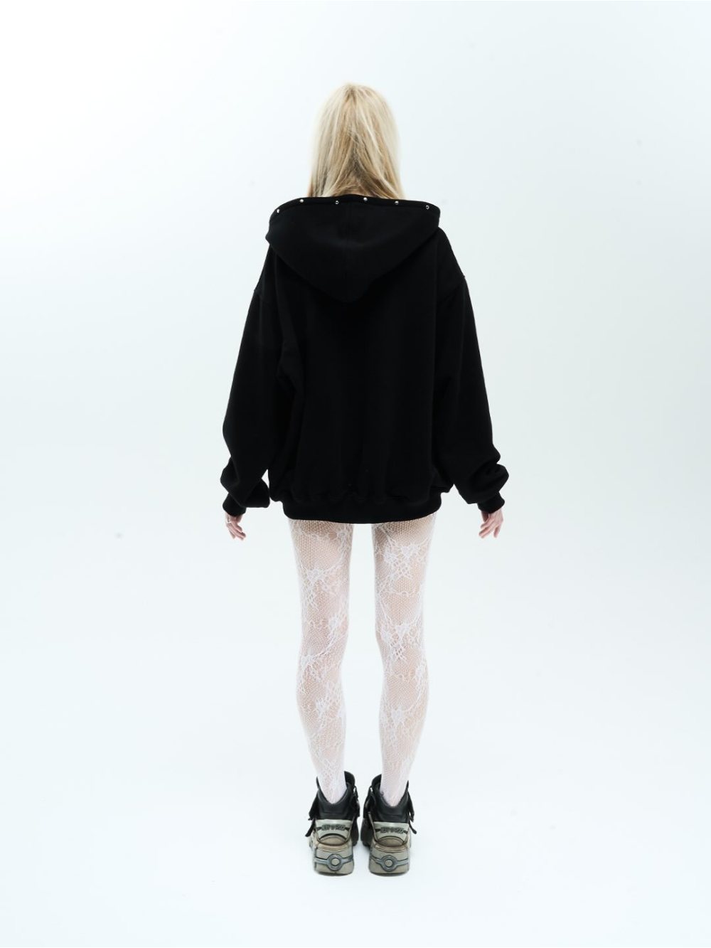 2026 New Y2K Dark Cross Hooded - Street Fashion Zip Up Hoodie ulasan dan harga