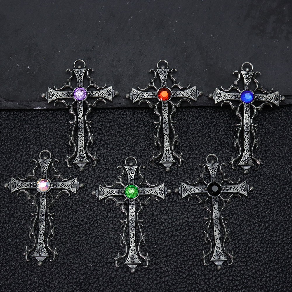 2 pieces of retro punk hollow  - Street Fashion Necklace ulasan dan harga