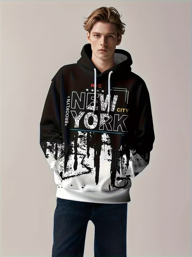 New NEW YORK Letter Black and  - Street Style New York Fashion ulasan dan harga