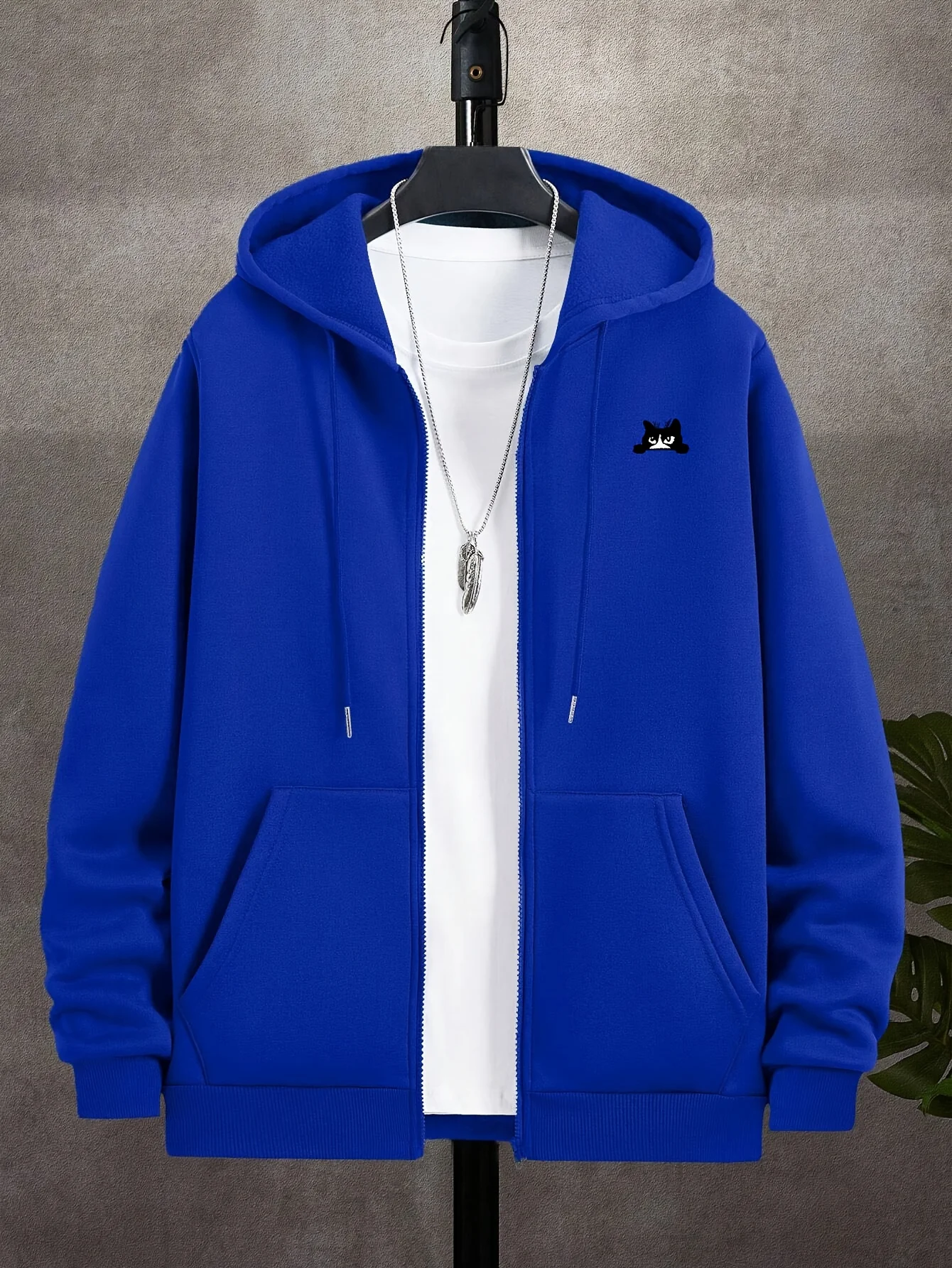 The High Street Hoodie Men Zip - Street Fashion Zip Up Hoodie ulasan dan harga