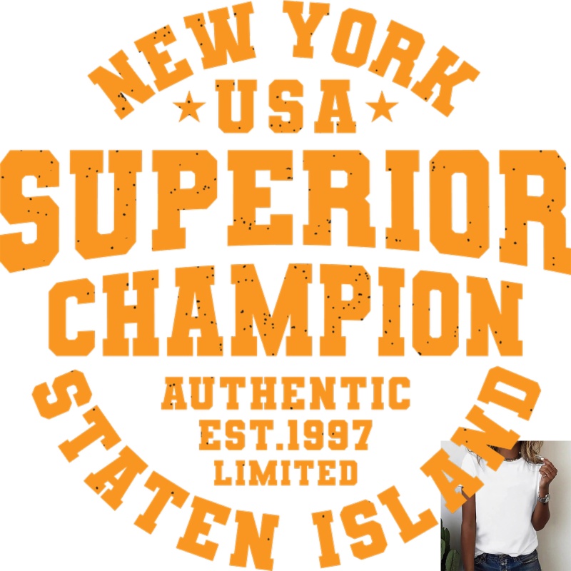 American Retro NEW YORK Letter - Street Style New York Fashion ulasan dan harga