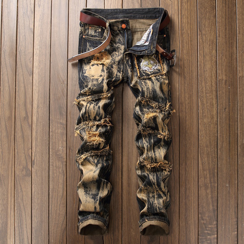American Vintage Straight-leg  - Distressed Jean Rip ulasan dan harga