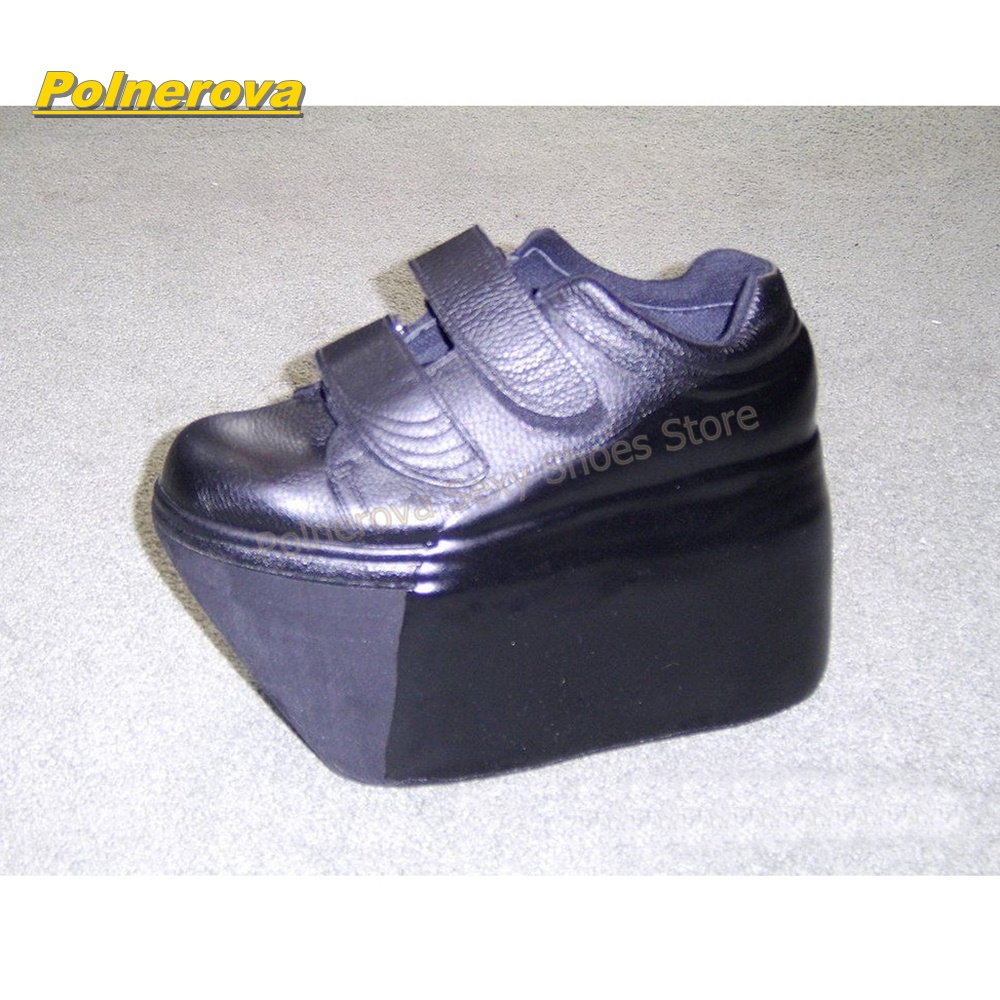 Hook and Loop Matte Wedge Plat - Street Fashion Vintage ulasan dan harga