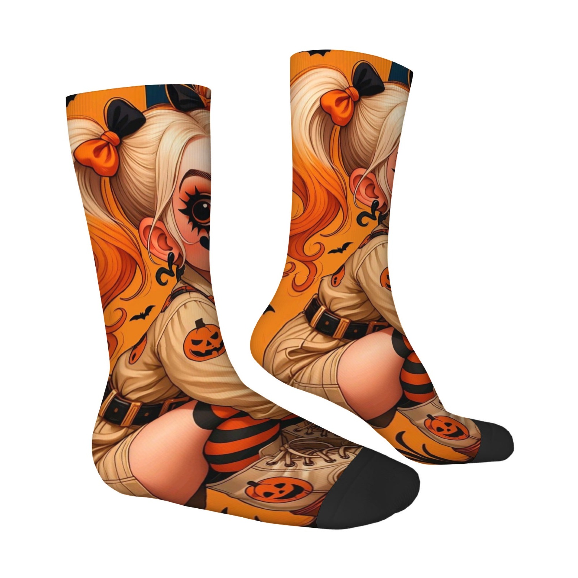 Cartoon Twin-tailed Girl Print - Quirky Street Fashion ulasan dan harga
