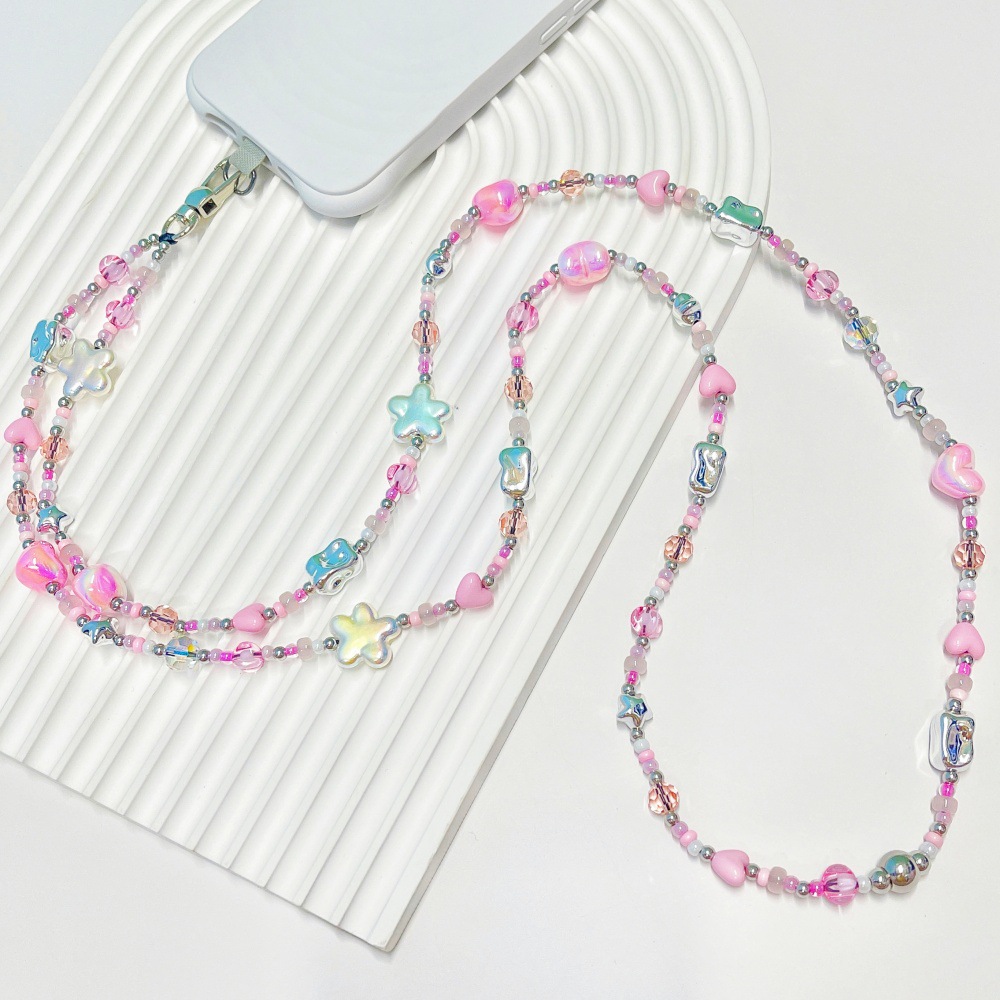 HERLOOK Pastel Y2K Heart Star  - Street Fashion Necklace ulasan dan harga