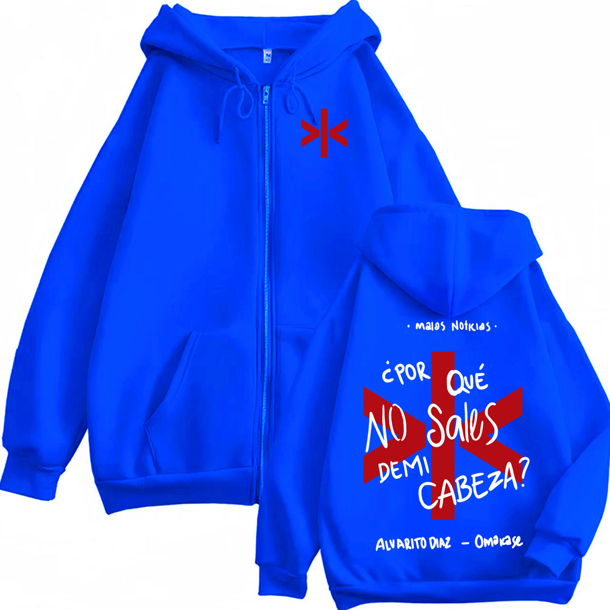 Alvaro Diaz Omakase Album Prin - Street Fashion Zip Up Hoodie ulasan dan harga