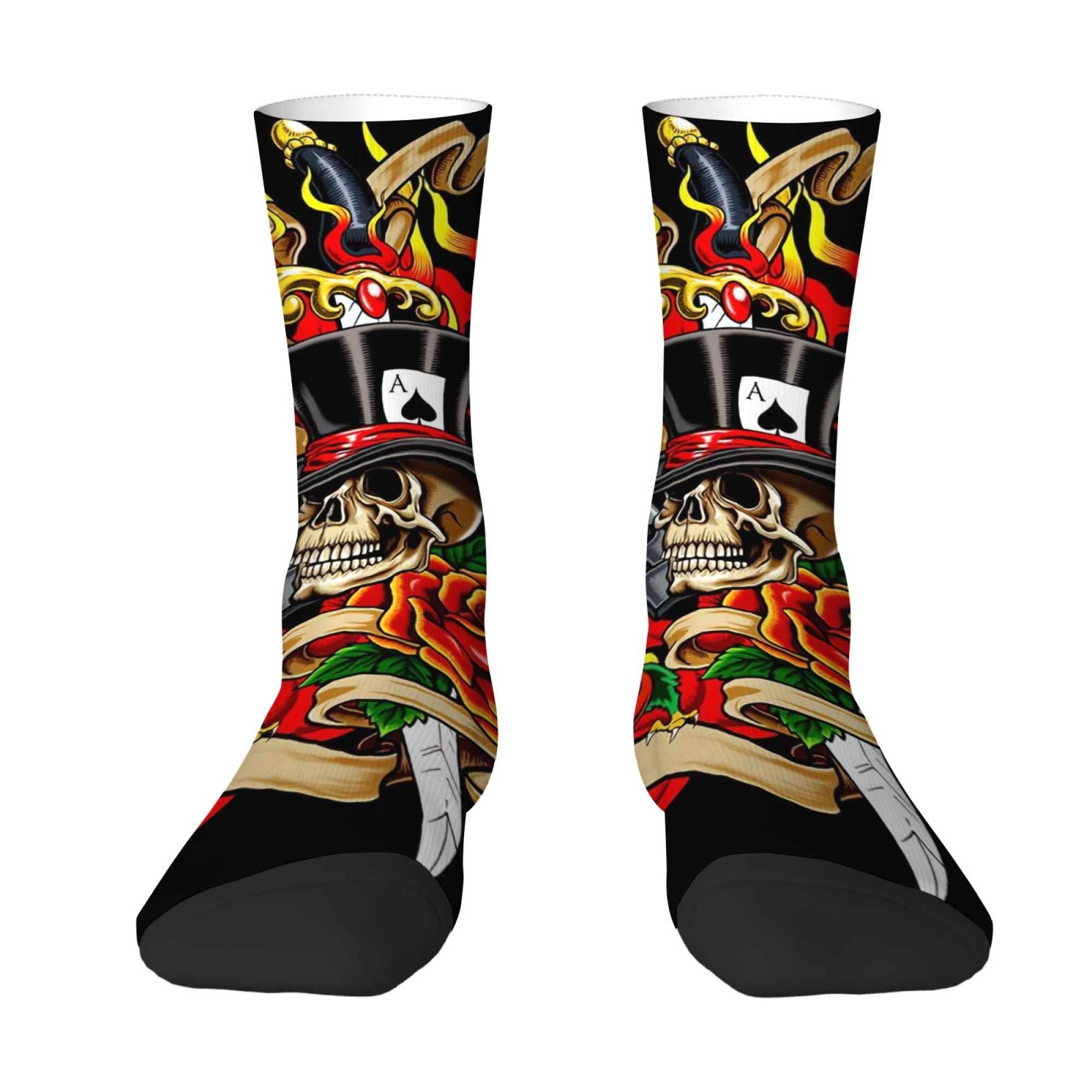 Quirky Gothic Skull Poker Styl - Quirky Street Fashion ulasan dan harga