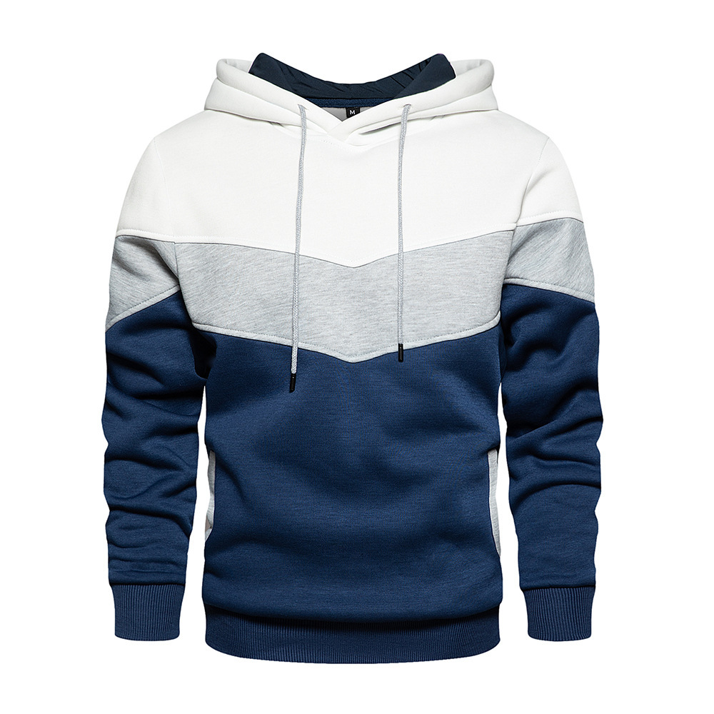 2025 New Men's Patchwork Hoodi - Street Fashion Fall 2025 ulasan dan harga