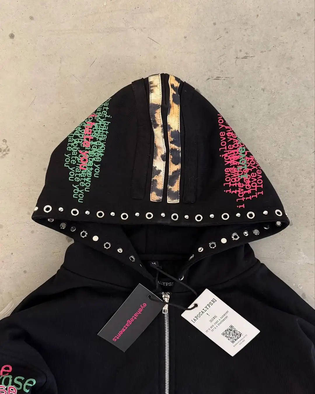 Eyehategarment Street Fashion  - Street Fashion Zip Up Hoodie ulasan dan harga