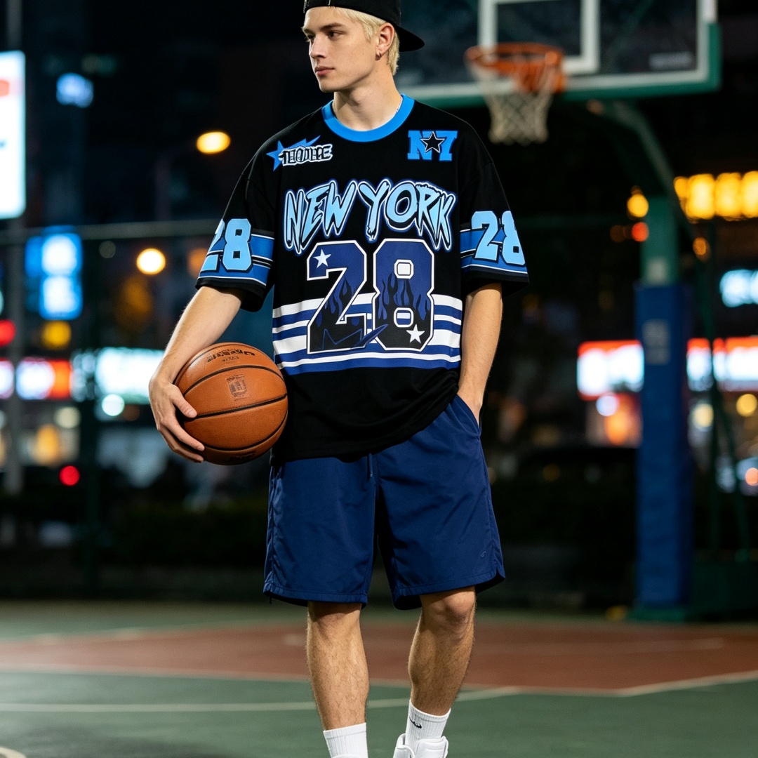 Men's Summer T-shirt New York  - Street Style New York Fashion ulasan dan harga