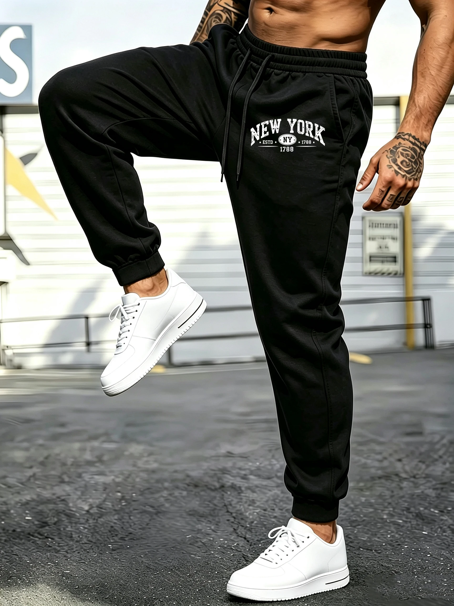 Men's jogging trousers, New Yo - Street Style New York Fashion ulasan dan harga
