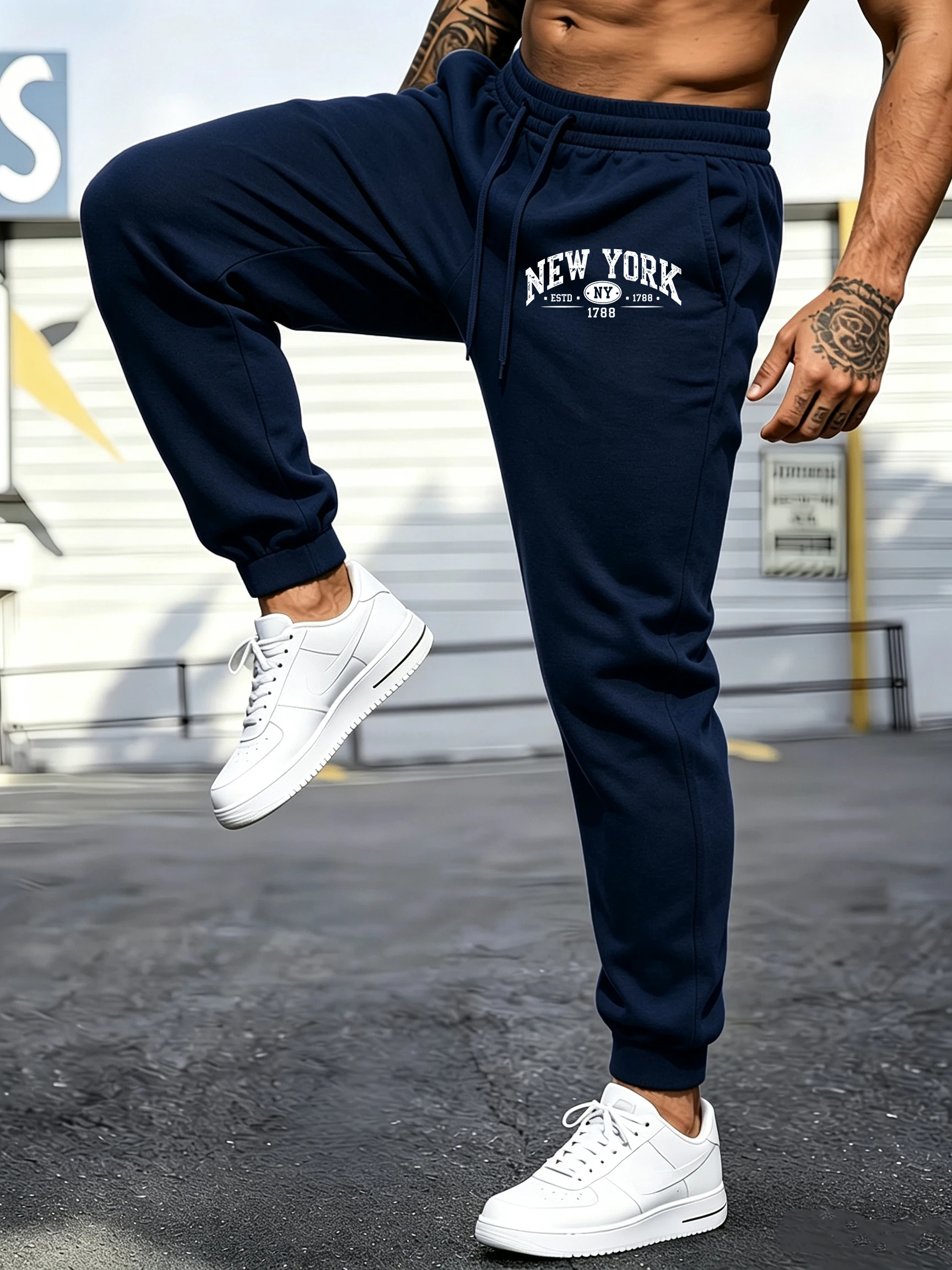 Men's jogging trousers, New Yo - Street Style New York Fashion ulasan dan harga