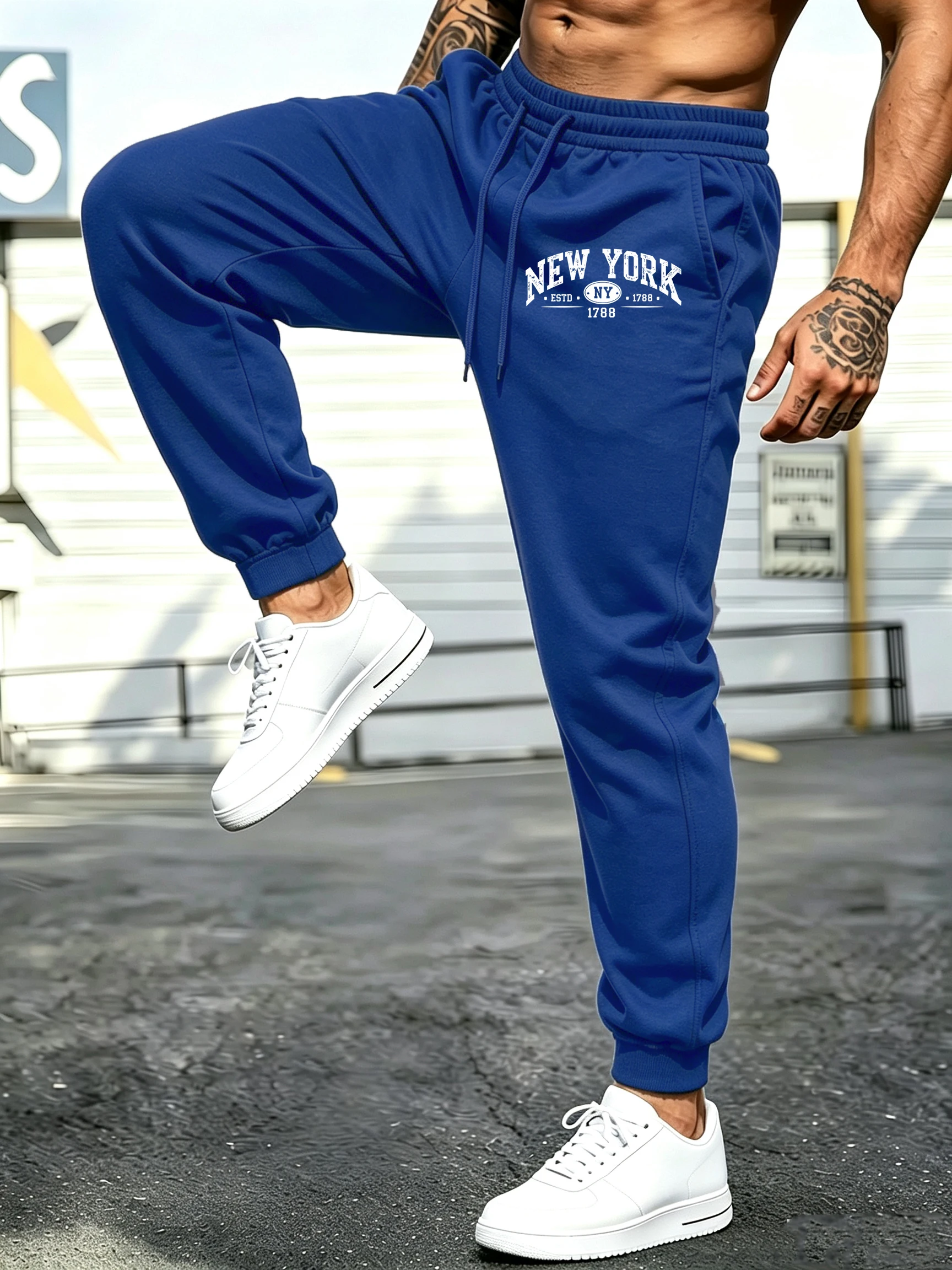 Men's jogging trousers, New Yo - Street Style New York Fashion ulasan dan harga