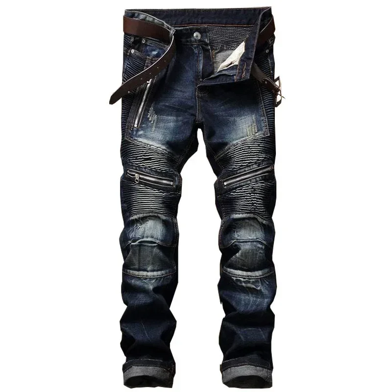 Punk Street Style Ripped Skinn - Distressed Jean Rip ulasan dan harga